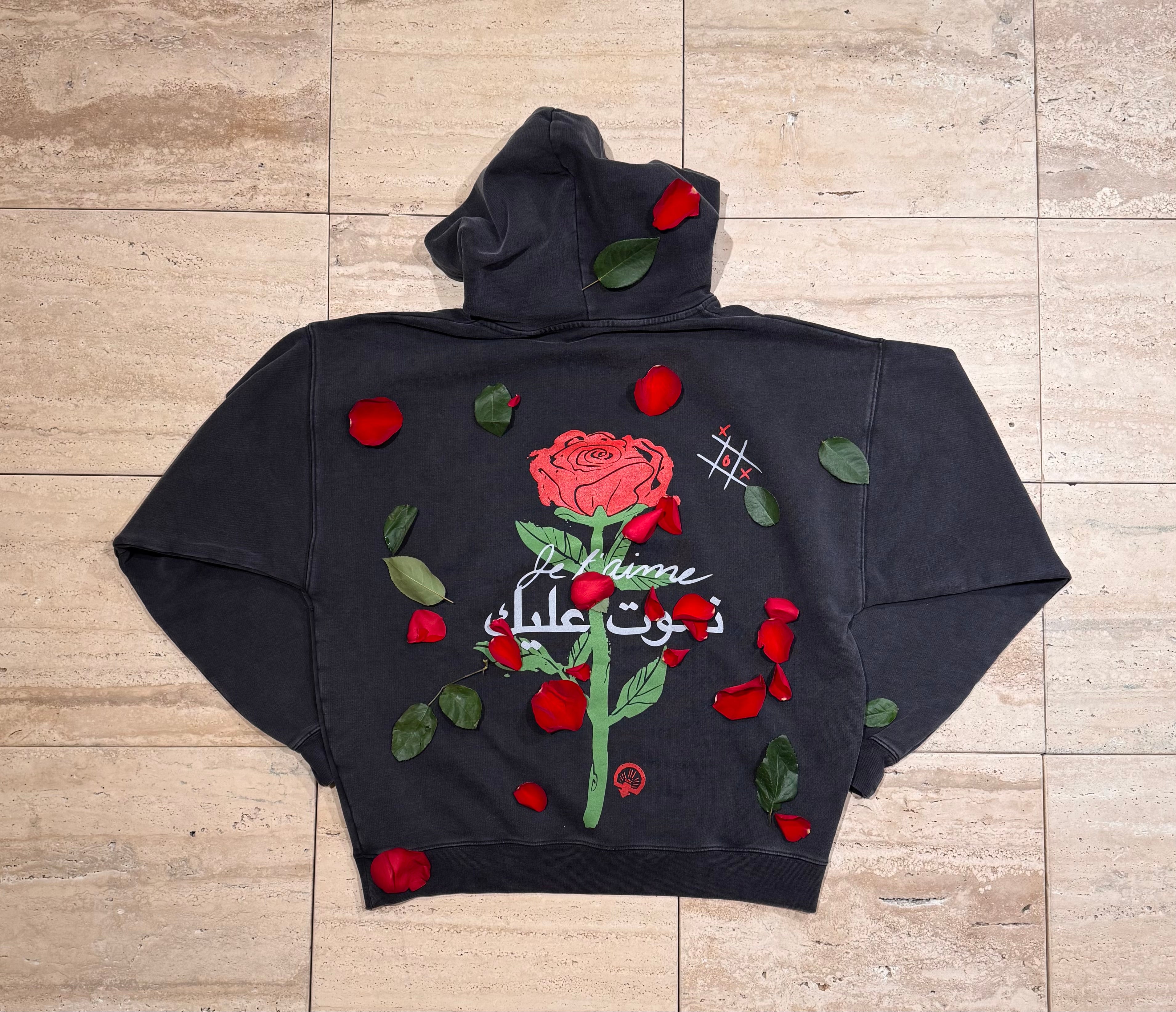Vintage Black Hoodie ART sdlf x Chubby’s "Die for you"