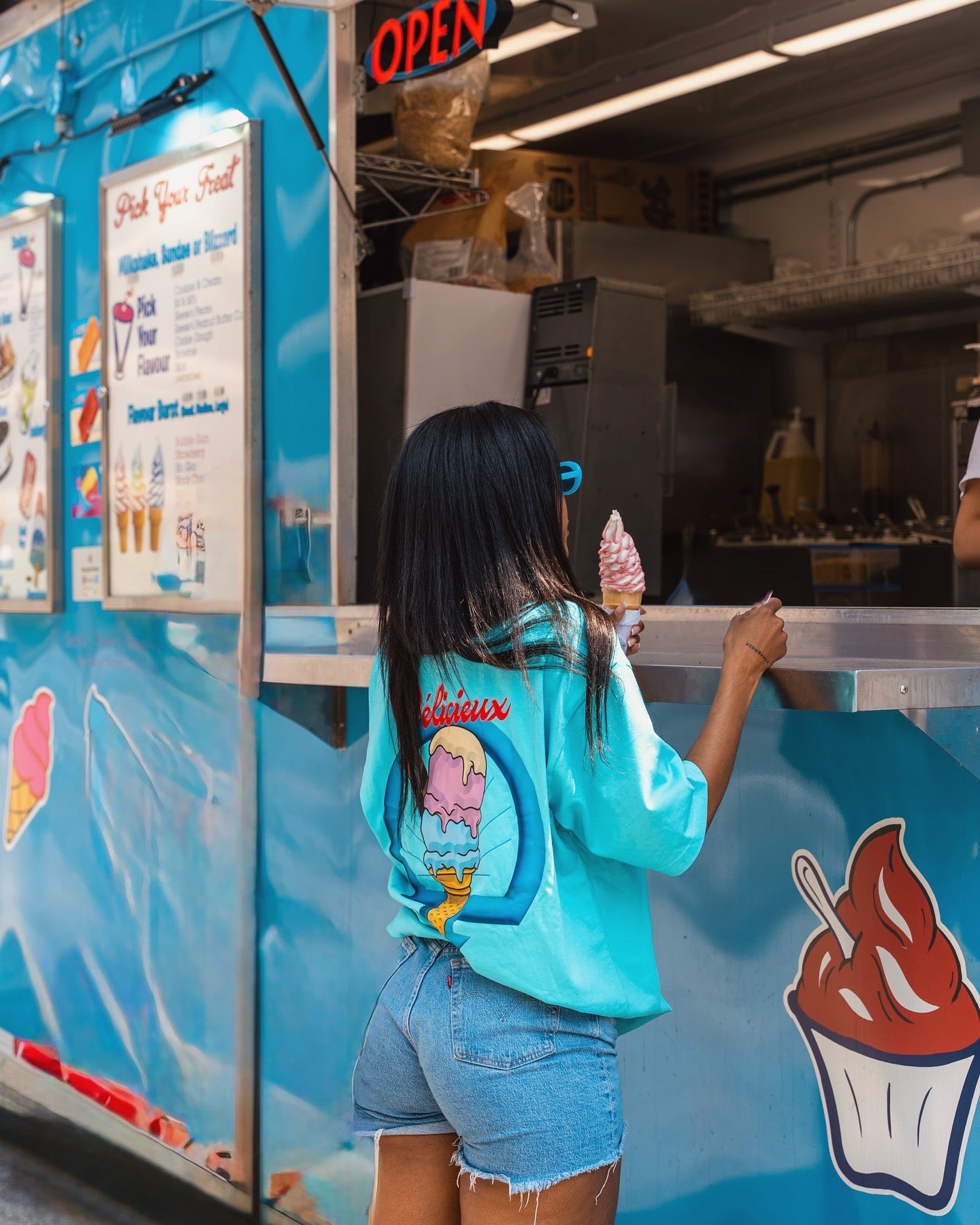 La crème glacée Tee